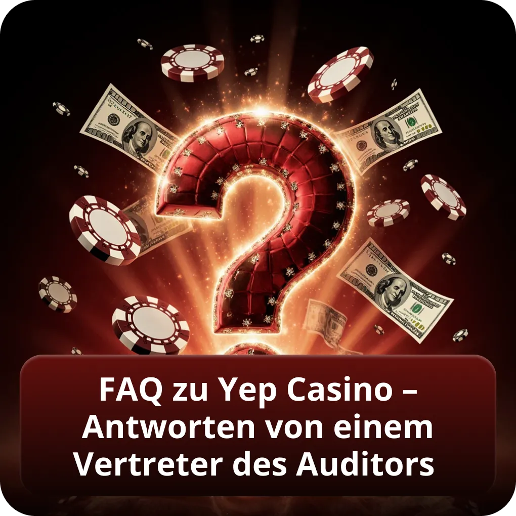 FAQ zu Yep Casino – Antworten von einem Vertreter des Auditors